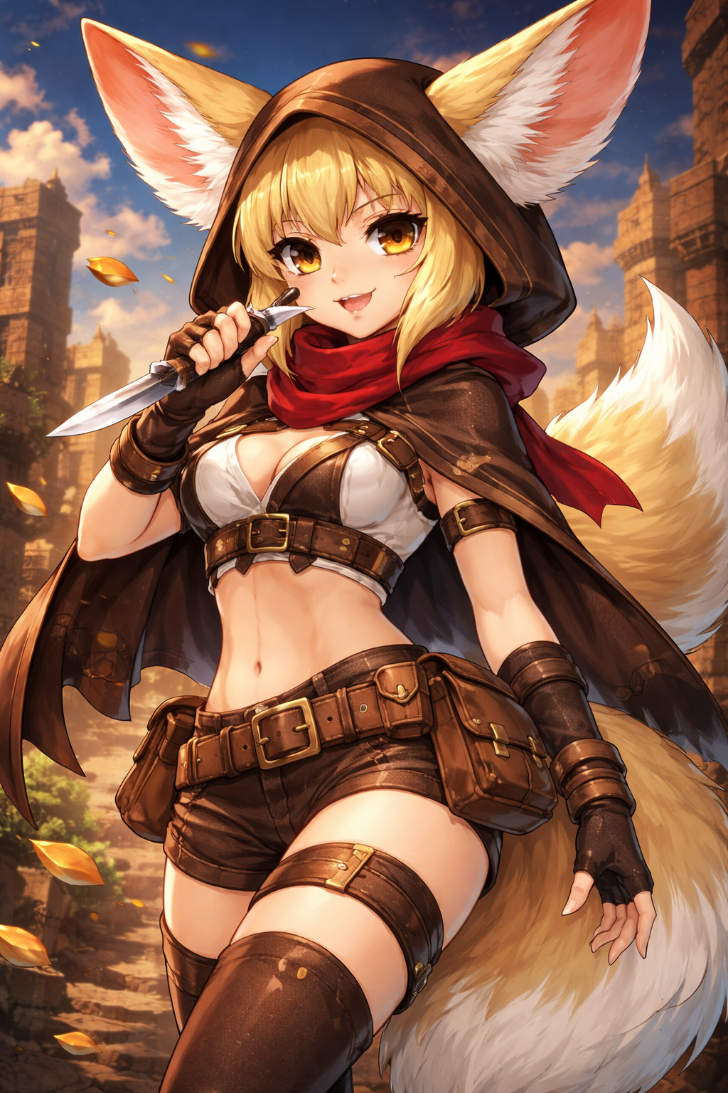 Песчаная тень: Фенек-разбойница